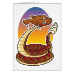 Cartoon Rattlesnake cards