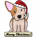 Cartoon Red Heeler Christmas Ornament photo sculptures