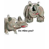 Cartoon Rhino You Custom T-Shirt Apparel