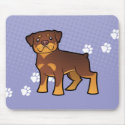 Cartoon Rottweiler mousepad