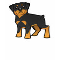 Cartoon Rottweiler shirt