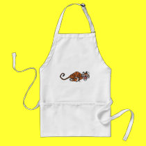 Cartoon Running Tiger cooking apron