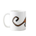 Cartoon Running Tiger mug by Lioness_Graphics Cartoon Running Tiger mug