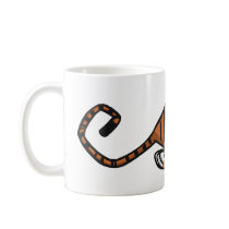 Cartoon Running Tiger mug by Lioness_Graphics Cartoon Running Tiger mug