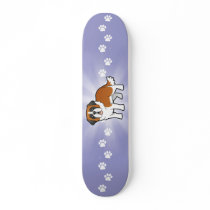 Cartoon Saint Bernard Custom Skate Board