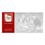 Cartoon Santa Christmas Photo Cards