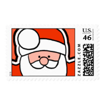 Cartoon Santa Stamp