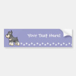Cartoon Schnauzer Bumper Stickers