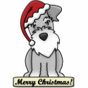Cartoon Schnauzer Christmas Ornament photo sculptures by MenagerieMayhem Cartoon Schnauzer Christmas Ornament photo sculptures
