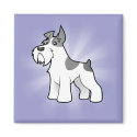 Cartoon Schnauzer magnet