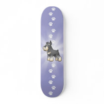 Cartoon Schnauzer Skate Board Decks