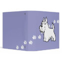Cartoon Scottish Terrier binder