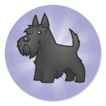 Cartoon Scottish Terrier Sticker
