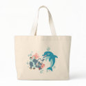 Cartoon Seacow and Dolphin Bag