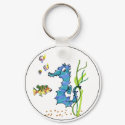 Cartoon Seahorse Cute Fish Keychains