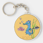 Cartoon Seahorse Cute Fish Keychains