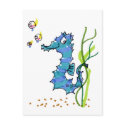 Cartoon Seahorse Cute postcards