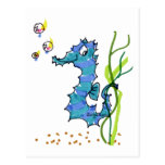 Cartoon Seahorse Cute Postcards