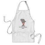 Cartoon Shark With A Bucket Of Fried Chicken aprons