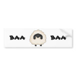 CARTOON SHEEP BUMPER STICKER