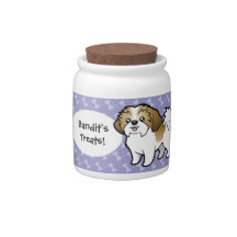 Cartoon Shih Tzu (puppy cut) Candy Dish