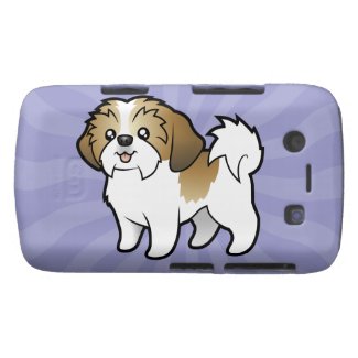 Cartoon Shih Tzu Blackberry Bold Case Cute Puppy Cut Cartoon Shih Tzu Blackberry Bold Case