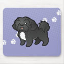 Cartoon Shih Tzu (puppy cut) mousepad