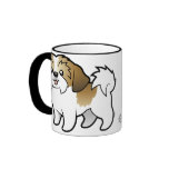 Cartoon Shih Tzu (puppy cut) Mugs