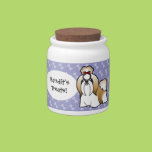 Cartoon Shih Tzu (show cut) Candy Dish