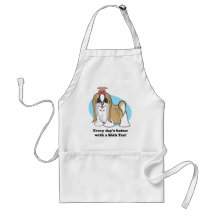 Cartoon ShihTzu Apron