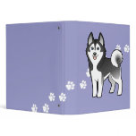 Cartoon Siberian Husky / Alaskan Malamute binders