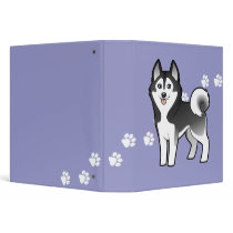 Cartoon Siberian Husky / Alaskan Malamute Binders