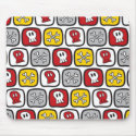 Cartoon Skulls and Bones Halloween Mousepad by fat_fa_tin Cartoon Skulls and Bones Halloween Mousepad