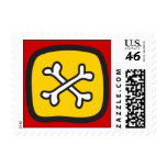 Cartoon Skulls and Bones Halloween Party Postage Cartoon Skulls and Bones Halloween Party Postage