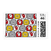 Cartoon Skulls & Bones Pirate Fun Pattern Stamps