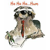 Cartoon Sloth Christmas T Shirt by zooogle Cartoon Sloth Christmas T Shirt