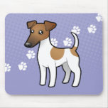 Cartoon Smooth Fox Terrier Mouse Pad