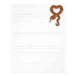 Cartoon Snake Custom Letterhead