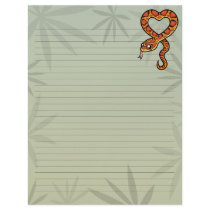 Cartoon Snake Letterhead Template