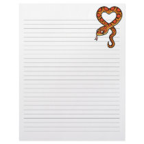 Cartoon Snake Custom Letterhead