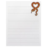 Cartoon Snake Custom Letterhead