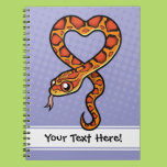 Cartoon Snake Notebook