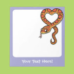 Cartoon Snake Memo Notepad