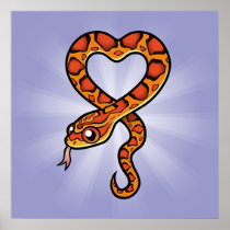 Cartoon Snake Print