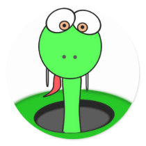 Cartoon snake stickers by tempsdesigns Cartoon snake stickers