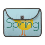 Cartoon Spring Bird MacBook Pro Sleeve