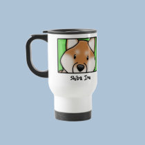 Cartoon Square Shiba Inu mugs