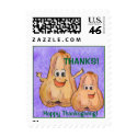 Cartoon Squash 2 Butternuts Small Postage postage
