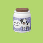 Cartoon Staffordshire Bull Terrier Candy Dishes