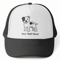 Cartoon Staffordshire Bull Terrier Mesh Hats